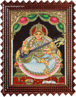 Saraswathi Tanjore Painting