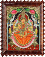 Gajalakshmi Tanjore Painting