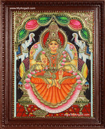 Gajalakshmi Tanjore Painting