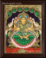 Gajalakshmi Tanjore Painting