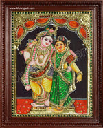 Rukmani Krishna Tanjore Painting