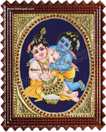 Balaram Krishna Tanjore Painting