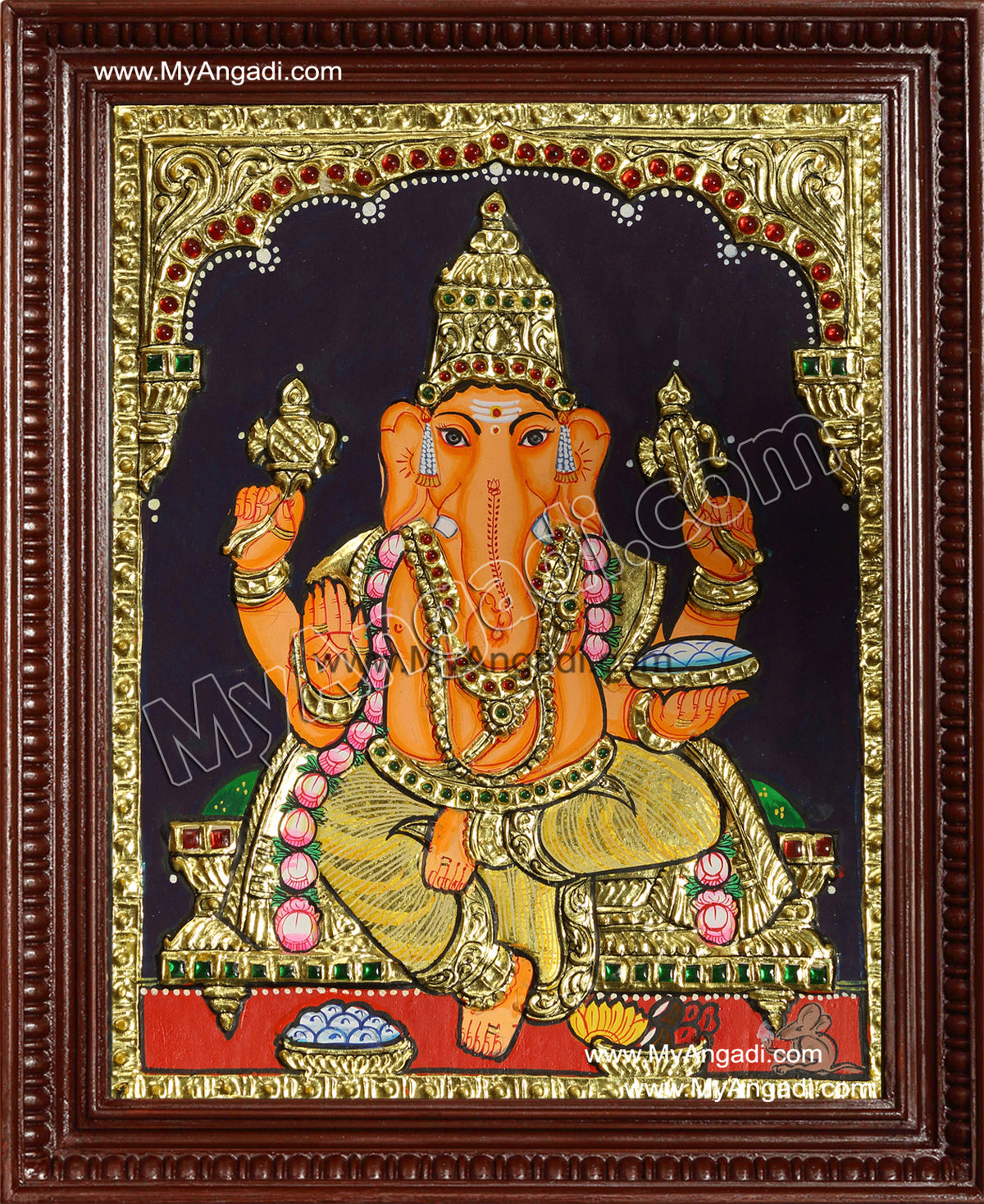 Ganesha Tanjore Painting