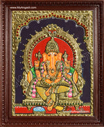 Ganesha Tanjore Painting