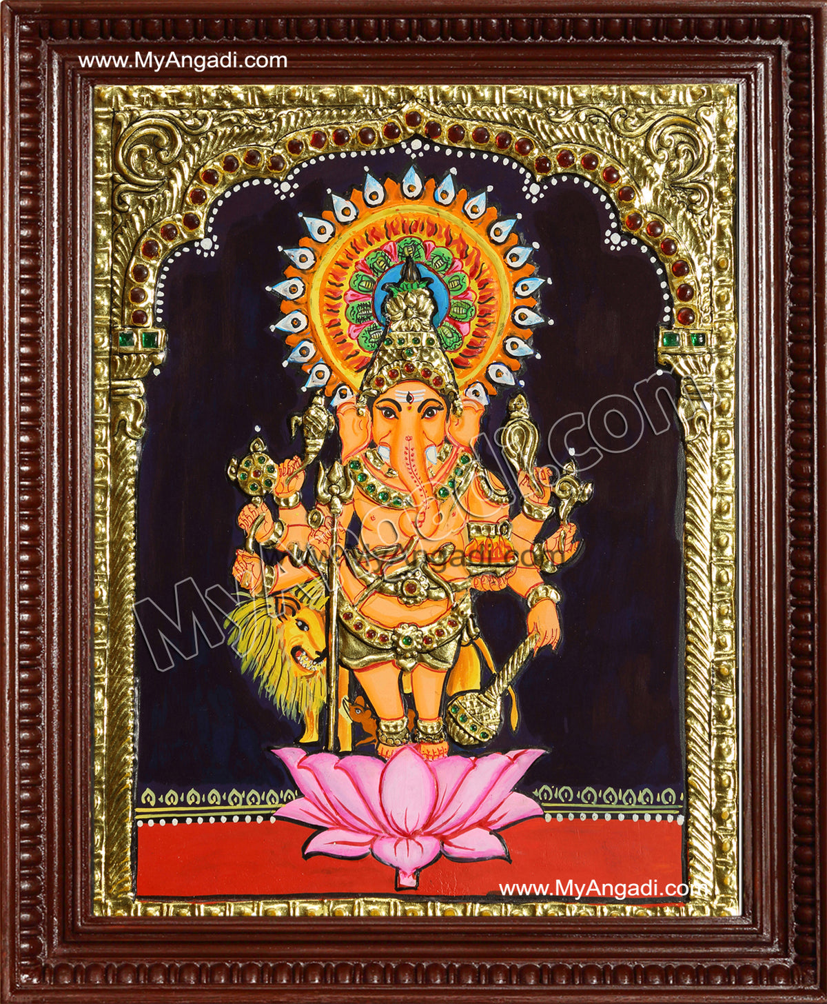 Ganesha Tanjore Painting