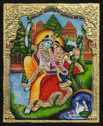 Radha Krishna Tanjore Painting
