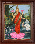 Lakshmi Ravivarma Tanjore Painting