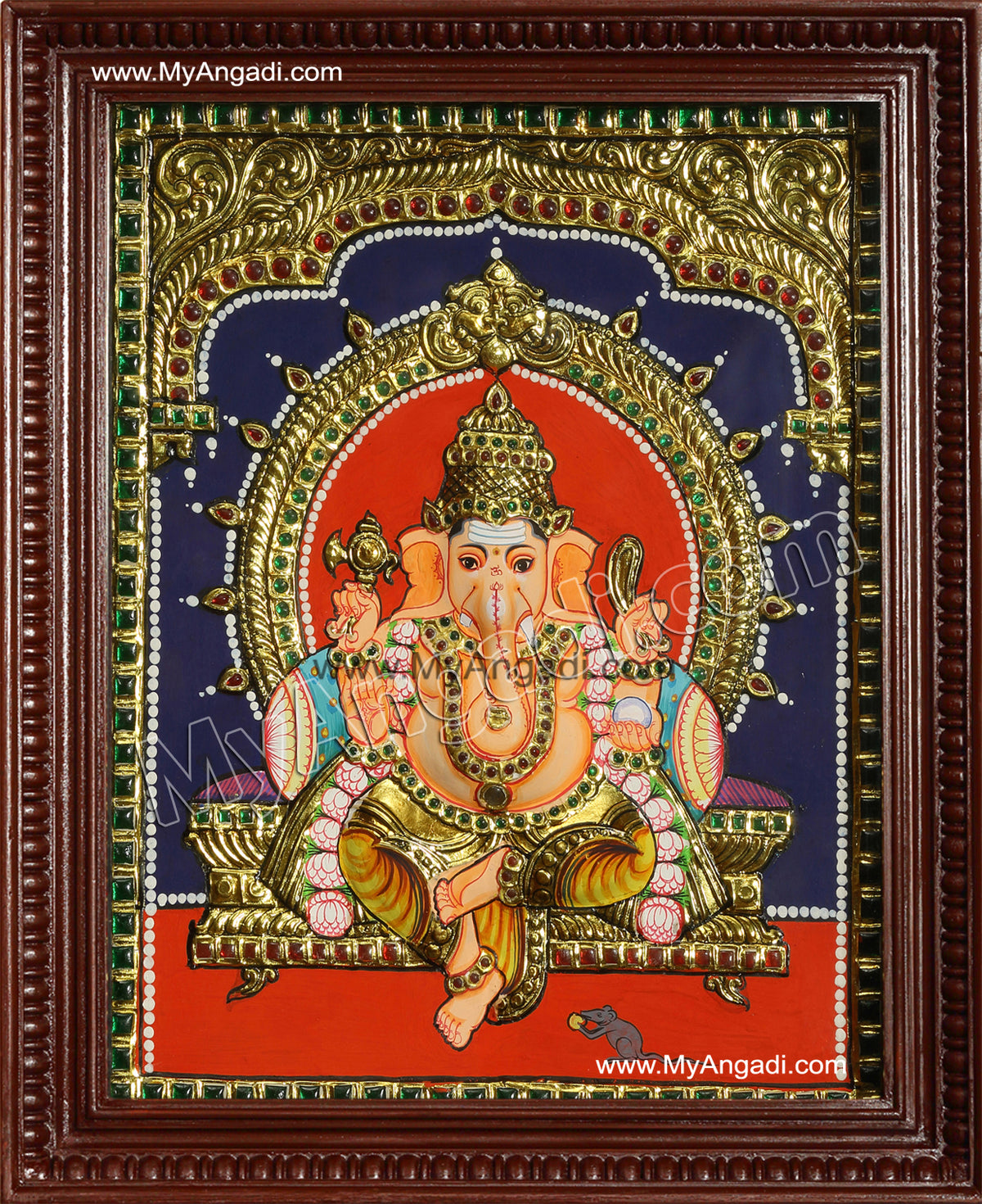Ganesha Tanjore Painting