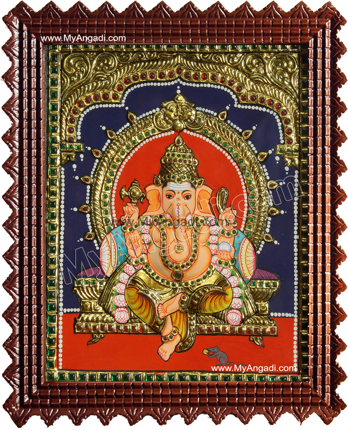 Ganesha Tanjore Painting