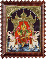Gajalakshmi Tanjore Painting