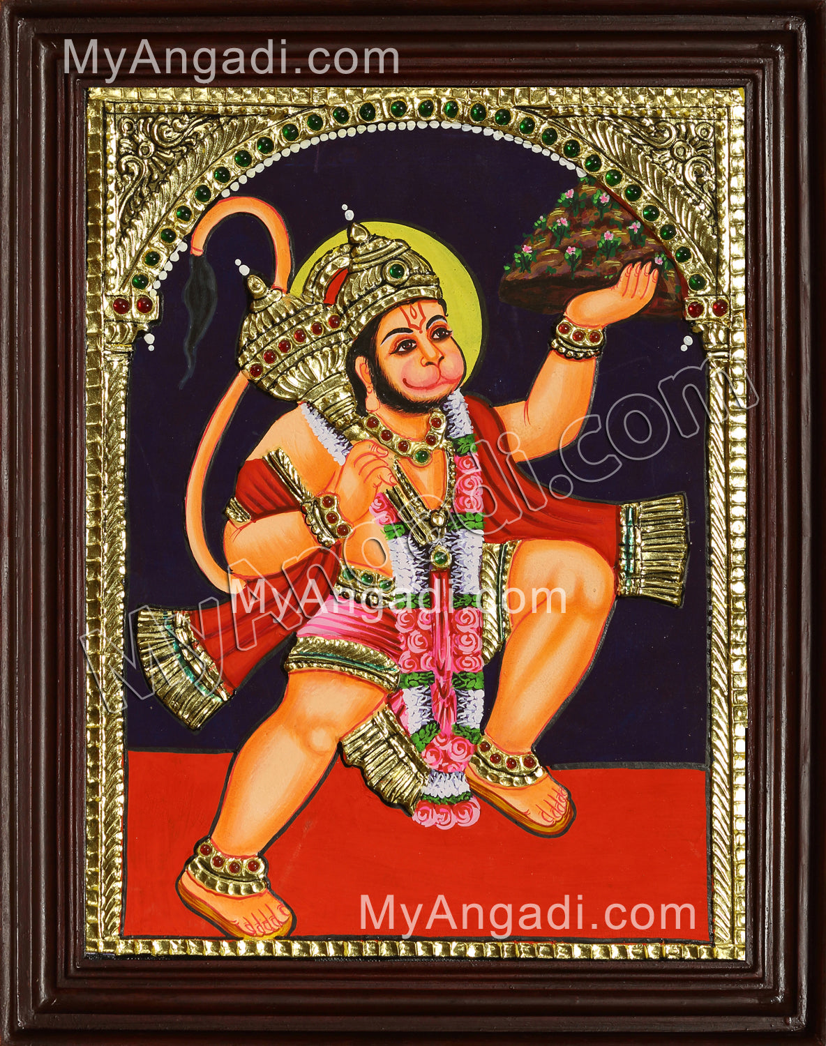 Hanuman Tanjore Painting