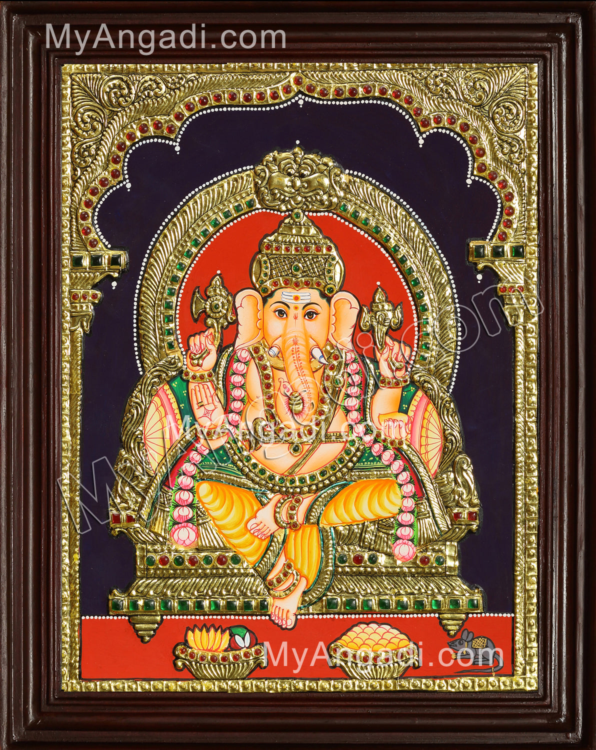 Ganesha Tanjore Painting