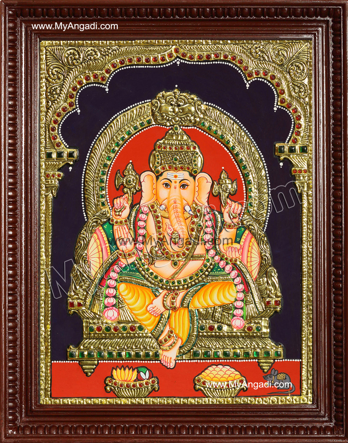 Ganesha Tanjore Painting