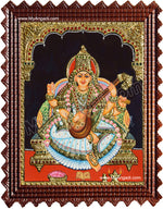 Saraswathi Tanjore Painting