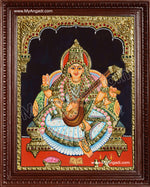 Saraswathi Tanjore Painting