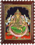Gajalakshmi Tanjore Painting
