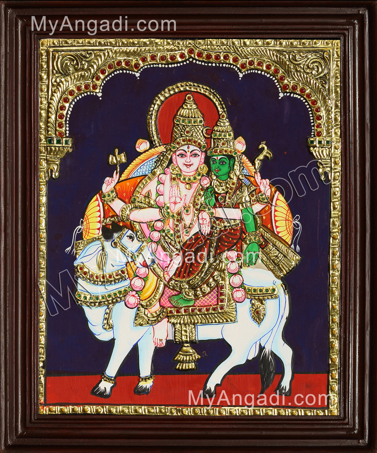 Pradosham Sivan Tanjore Painting