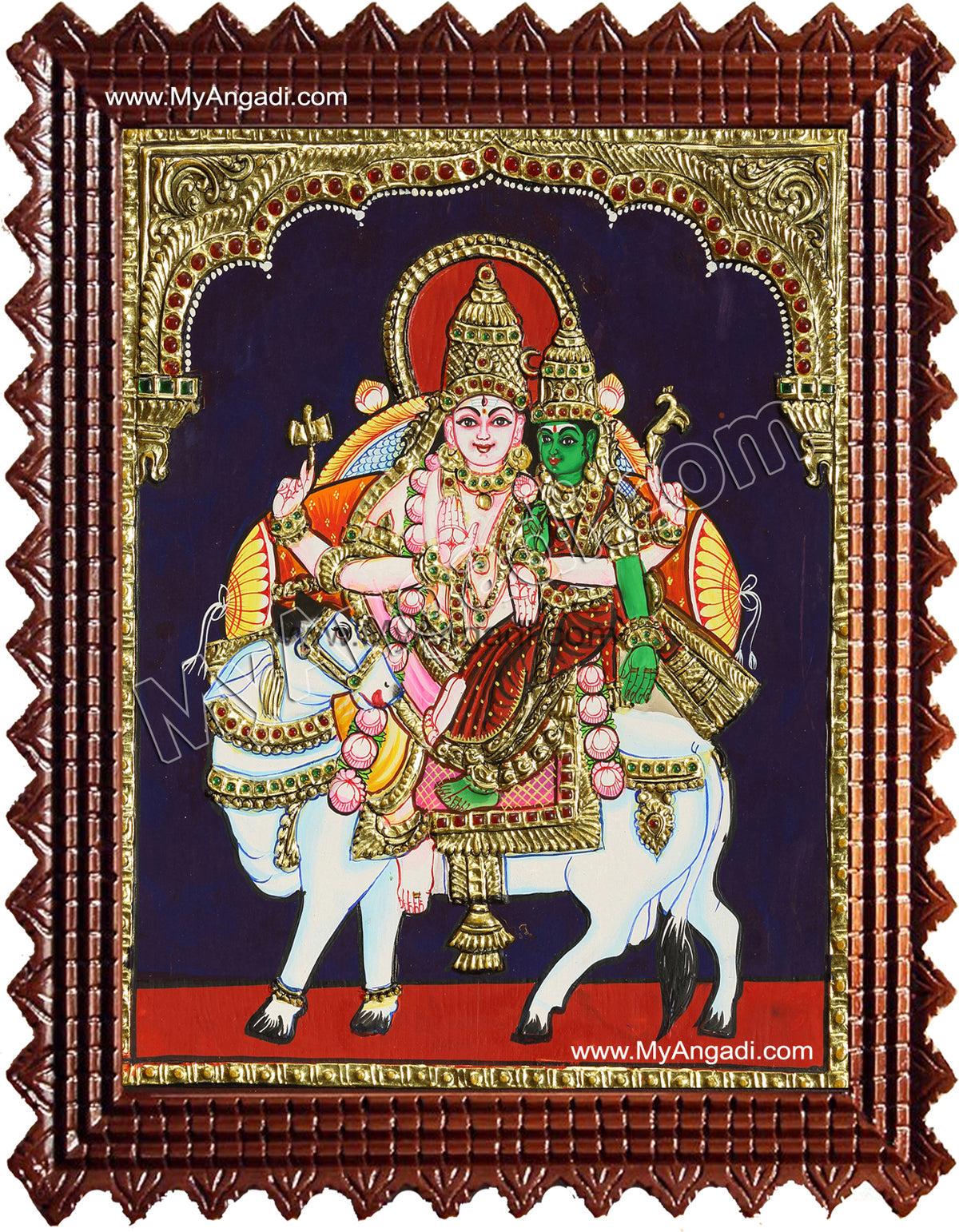Pradosham Sivan Tanjore Painting
