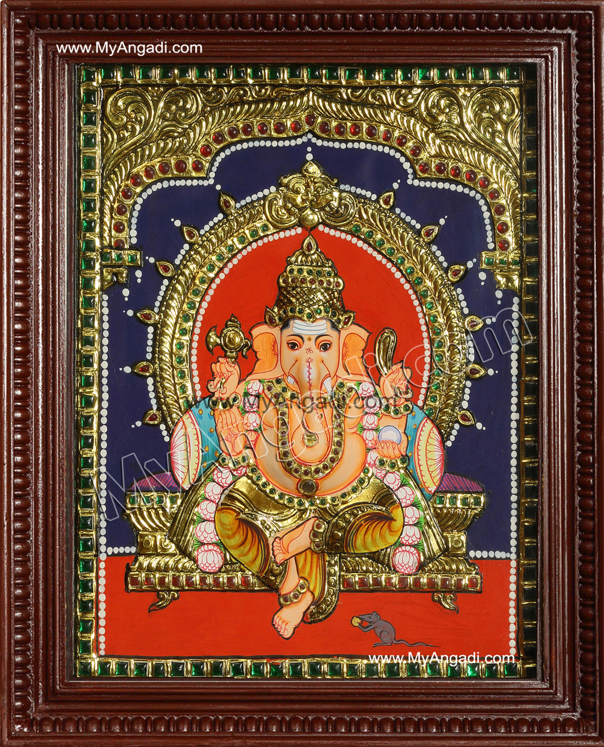 Ganesha Tanjore Painting