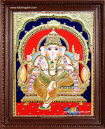 Ganesha Tanjore Painting