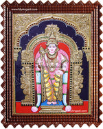 Murugan Raja Alankaram Tanjore Painting