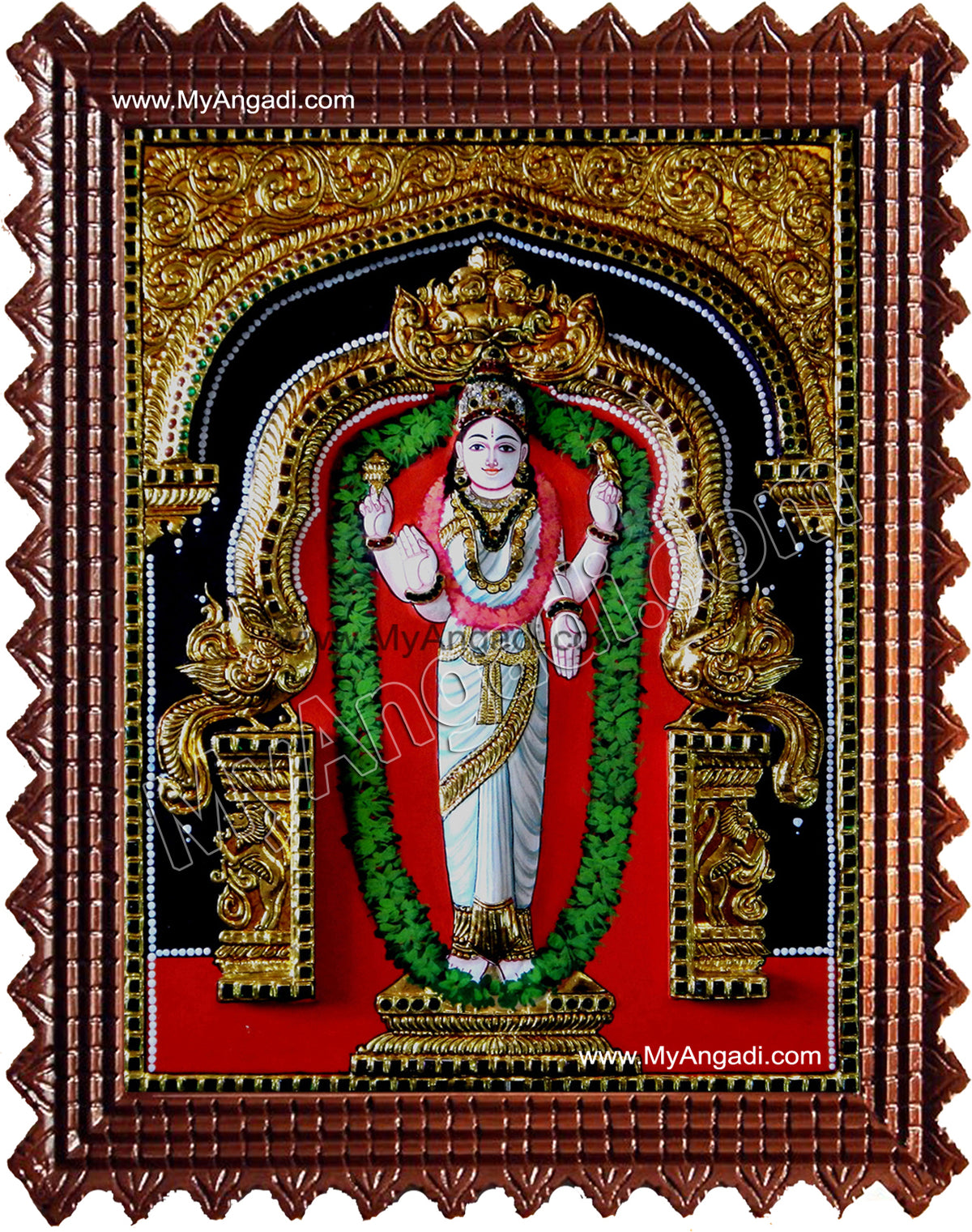 Kannika Parameswari Tanjore Painting