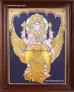 Garudan Vishnu Tanjore Painting