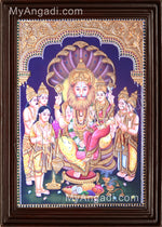 Lakshmi Narasimhar Tanjore Painting