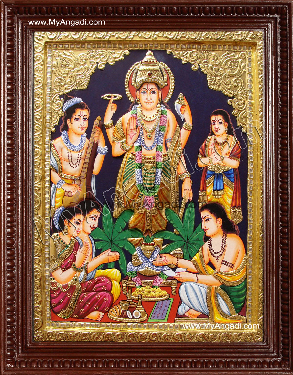 Sathya Narayanan Tanjore Painting