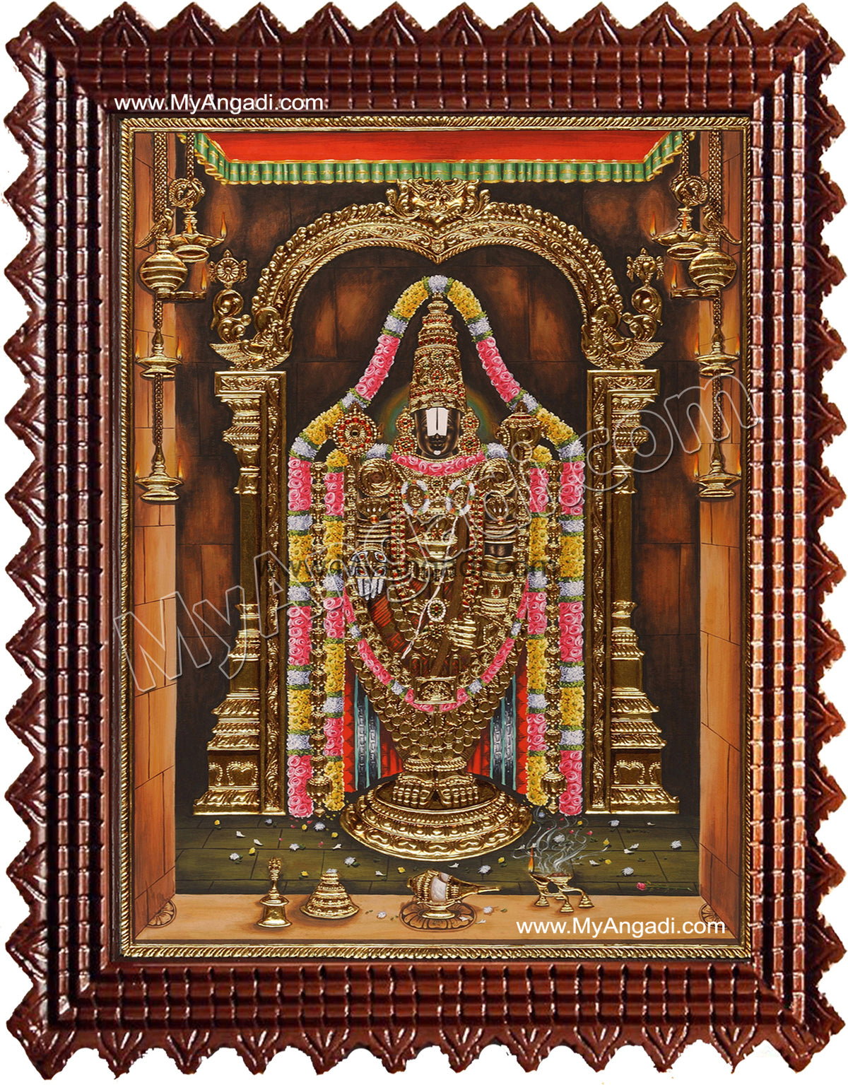 Thirupathi Balaji Tanjore Painting