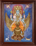 Narayanan Gajendra Moksham Tanjore Painting