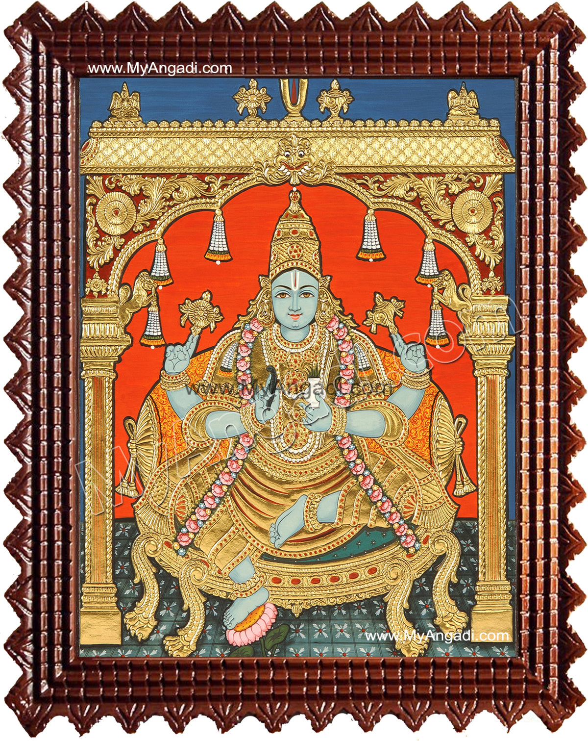 Dhanwantri Tanjore Painting