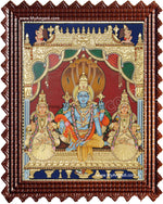 Vaikundanathan Tanjore Painting, Vishnu