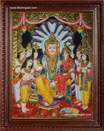 Lakshmi Narasimhar Tanjore Painting