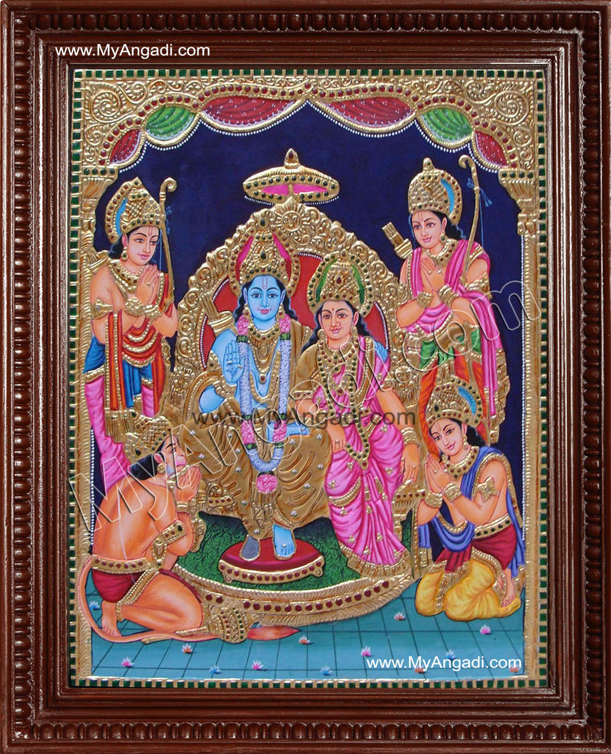 Ramar Durbar Tanjore Painting