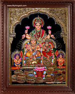 Kubera Lakshmi Tanjore Painting
