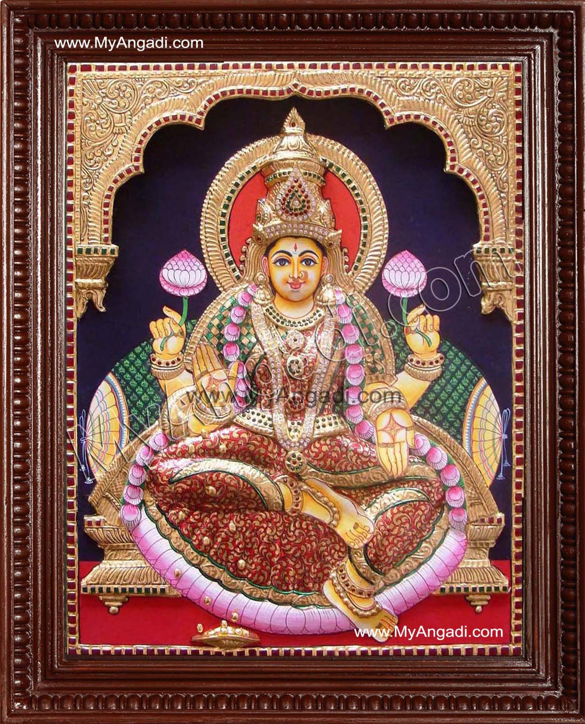 Iswarya Lakshmi Tanjore Painting