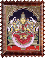 Gaja Lakshmi Tanjore Painting