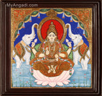 Gaja Lakshmi Tanjore Painting
