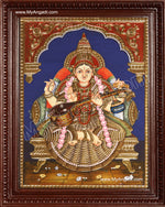 Saraswathi Tanjore Painting