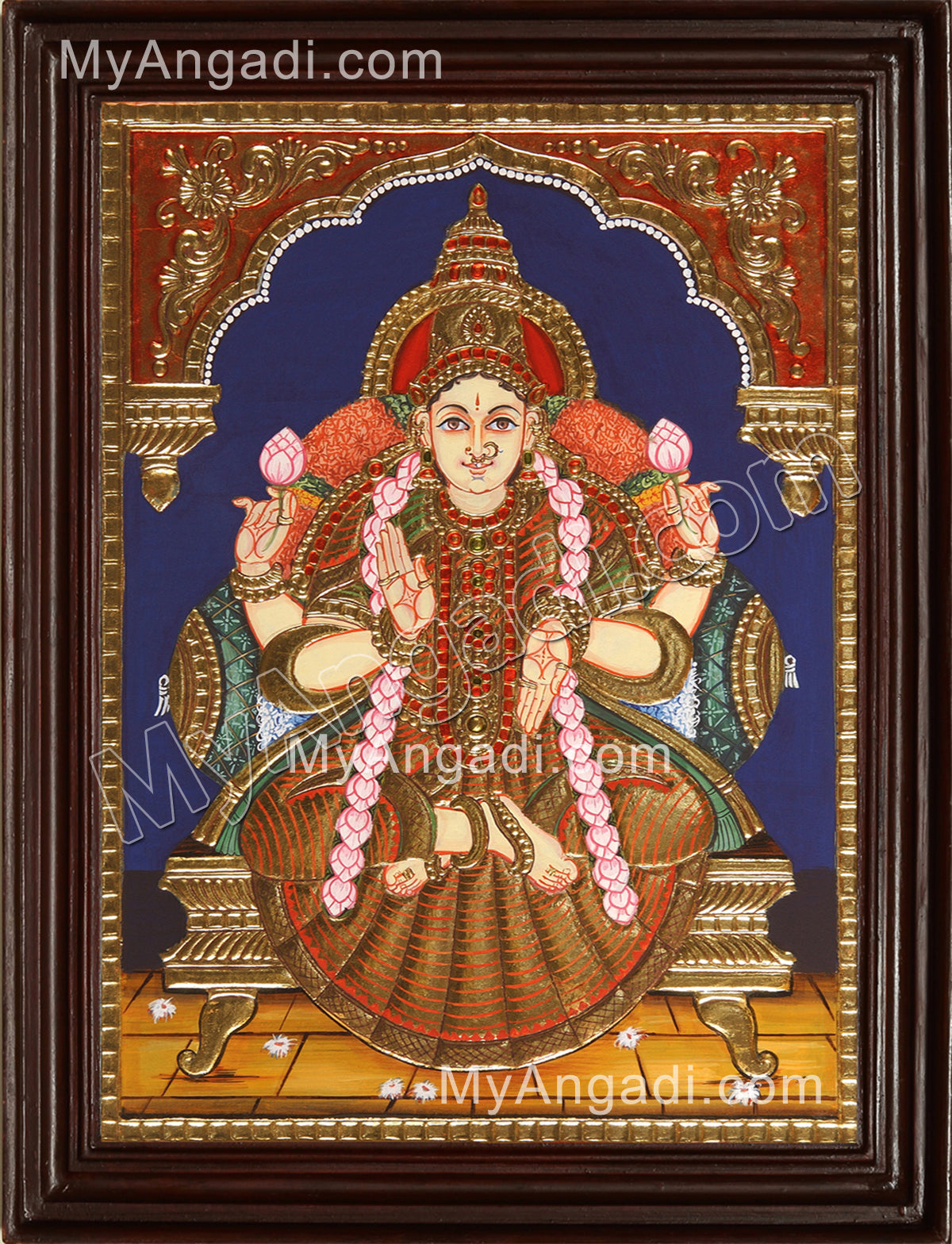 Iswarya Lakshmi Tanjore Painting