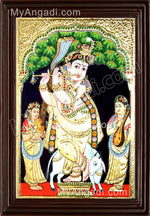 Vittobha Krishna Tanjore Painting