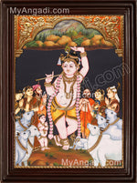 Govardhana Krishna Tanjore Painting