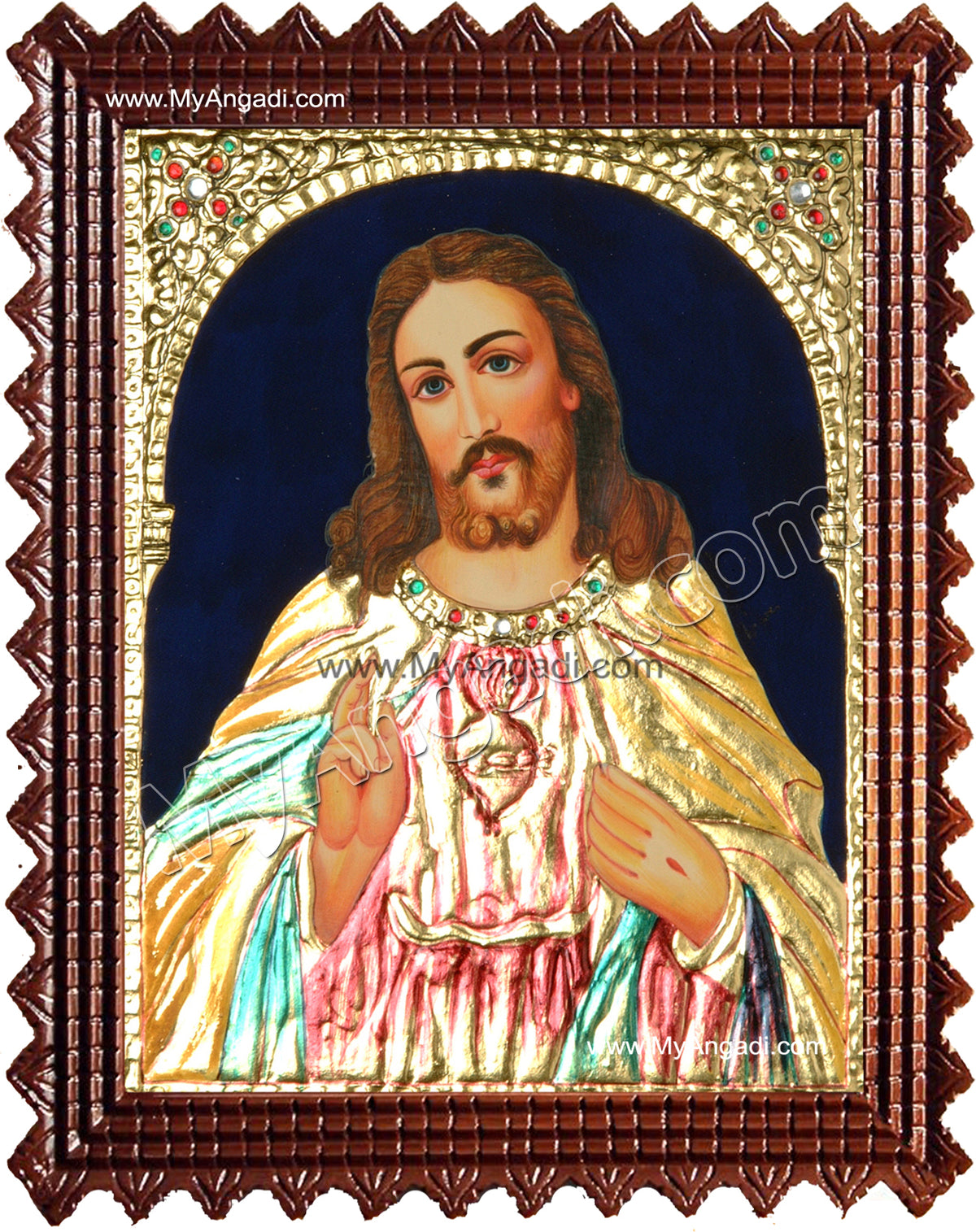 Jesus Tanjore Painting