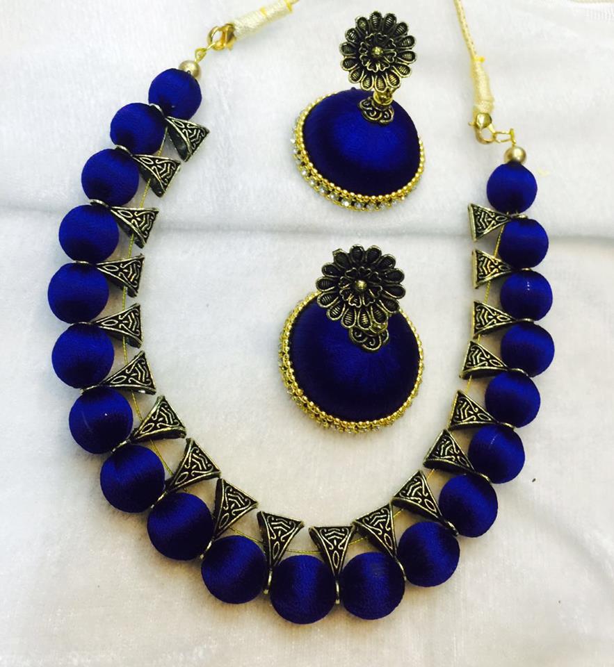 Silk Thread Necklace