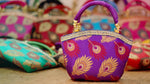 Gorgeous Peacock Feather Bag for Return Gifts