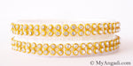 White Colour Silk Thread Bangles