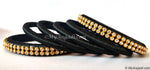 Black Colour Silk Thread Bangles