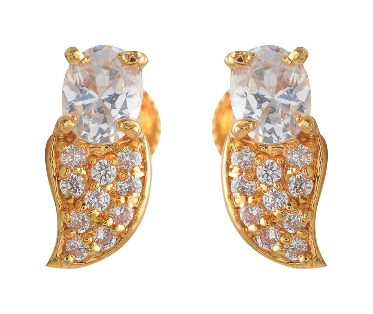 White Stone Stud