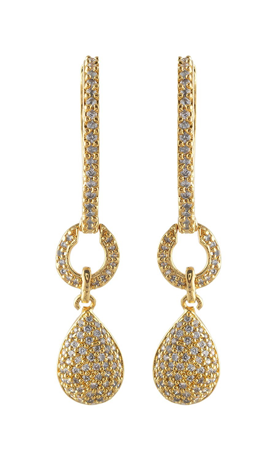 AD Stone Dangles- Earring